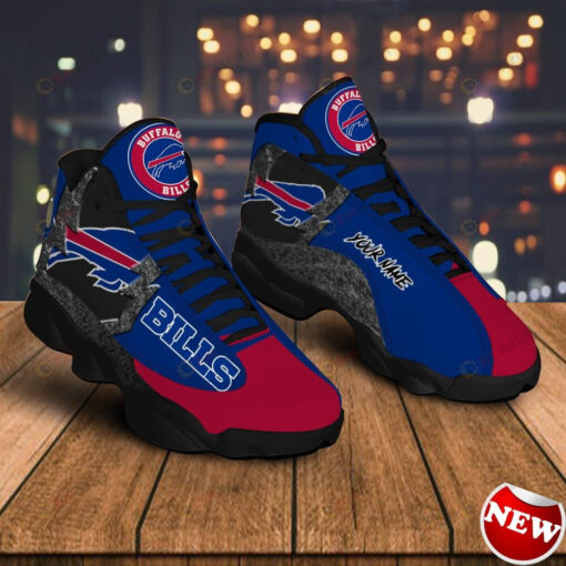 Buffalo Bills Air Jordan 13 Custom Name Sneakers Casual Shoes