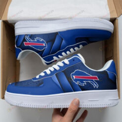 Buffalo Bills Blue Team Logo Air Force 1 Shoes Sneaker