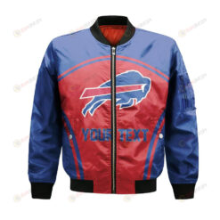 Buffalo Bills Bomber Jacket 3D Printed Custom Text And Number Curve Style Sport