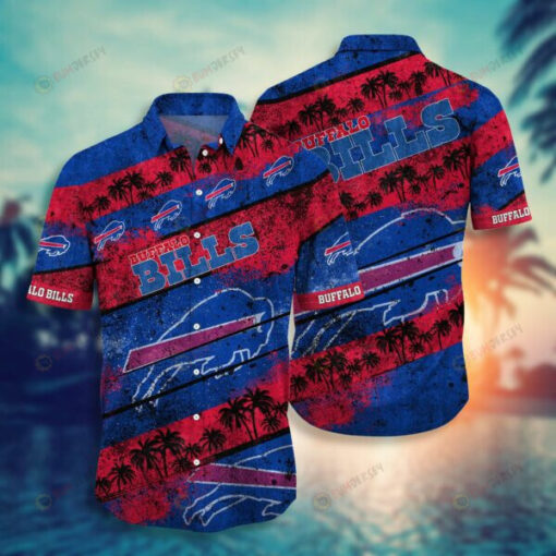 Buffalo Bills Coconut Distressed Summer ??3D Printed Hawaiian Shirt