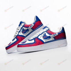 Buffalo Bills Comic Cartoon Logo Pattern Air Force 1 Printed