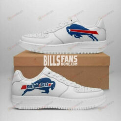 Buffalo Bills Football Human Race Air Force 1 Shoes In White