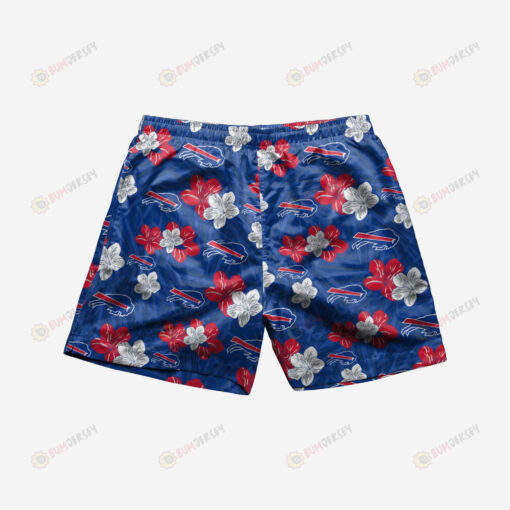 Buffalo Bills Hibiscus Hawaiian Men Shorts Swim Trunks - Print Shorts