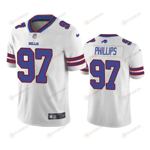 Buffalo Bills Jordan Phillips 97 White Vapor Limited Jersey