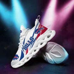 Buffalo Bills Logo 3D Max Soul Sneaker Shoes In Red Blue White