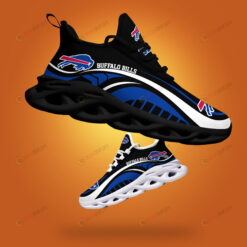 Buffalo Bills Logo Curve Line Pattern 3D Max Soul Sneaker Shoes