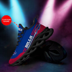 Buffalo Bills Logo Custom Name 3D Max Soul Sneaker Shoes