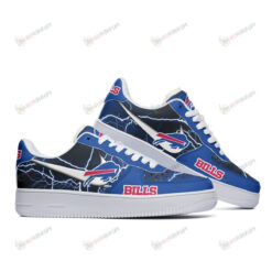 Buffalo Bills Logo Lightning Pattern Air Force 1 Printed