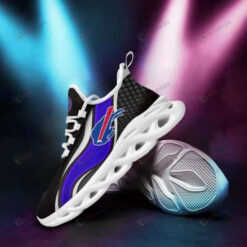 Buffalo Bills Logo Purple Curve Pattern 3D Max Soul Sneaker Shoes