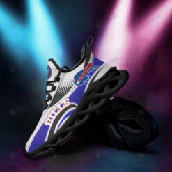 Buffalo Bills Logo White Purple 3D Max Soul Sneaker Shoes