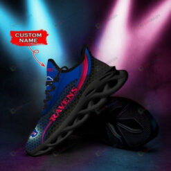 Buffalo Bills Ravens Custom Name 3D Max Soul Sneaker Shoes