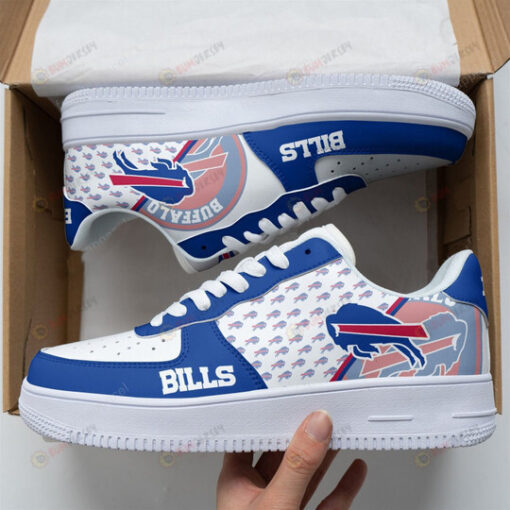 Buffalo Bills Small Logo Pattern Air Force 1 Printed