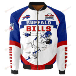 Buffalo Bills Super Bowl LVII Champions Running Man Bomber Jacket