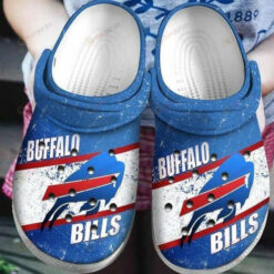 Buffalo Bills Team Football Crocs Crocband Clog Comfortable Water Shoes - AOP Clog