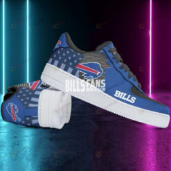 Buffalo Bills Team Logo Air Force 1 Shoes In Navy