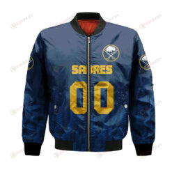 Buffalo Sabres Bomber Jacket 3D Printed Team Logo Custom Text And Number