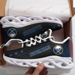 Buffalo Sabres Logo Custom Name Pattern 3D Max Soul Sneaker Shoes