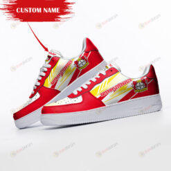 Bundesliga Bayer 04 Leverkusen Logo Pattern Custom Name Air Force 1 Printed