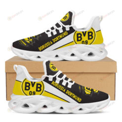 Bundesliga Borussia Dortmund Logo Torn Pattern 3D Max Soul Sneaker Shoes