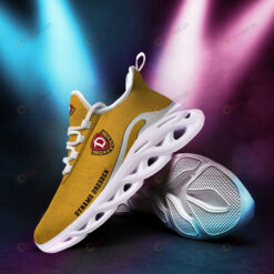 Bundesliga Dynamo Dresden Logo Pattern 3D Max Soul Sneaker Shoes In Yellow