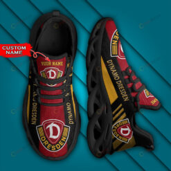 Bundesliga Dynamo Dresden Logo Pattern Custom Name 3D Max Soul Sneaker Shoes