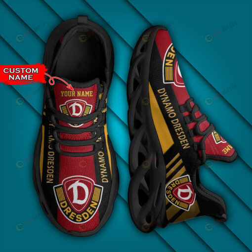 Bundesliga Dynamo Dresden Logo Pattern Custom Name 3D Max Soul Sneaker Shoes