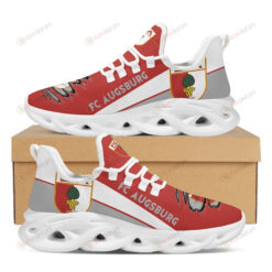 Bundesliga FC Augsburg Logo Torn Pattern 3D Max Soul Sneaker Shoes