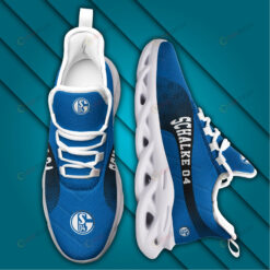 Bundesliga FC Schalke 04 Logo Pattern 3D Max Soul Sneaker Shoes