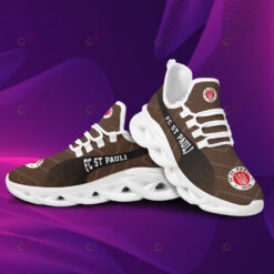 Bundesliga FC St. Pauli Logo Pattern 3D Max Soul Sneaker Shoes