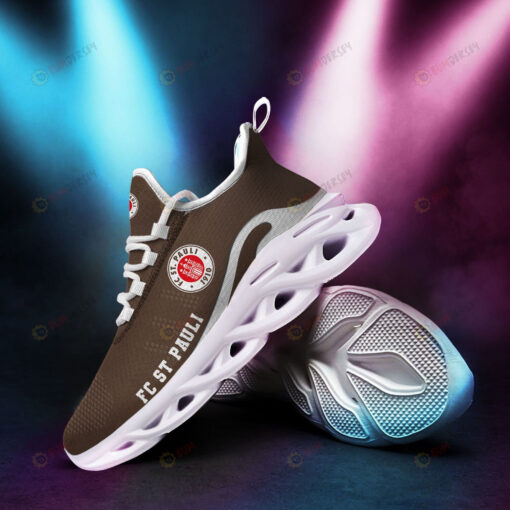 Bundesliga FC St. Pauli New Logo Pattern 3D Max Soul Sneaker Shoes