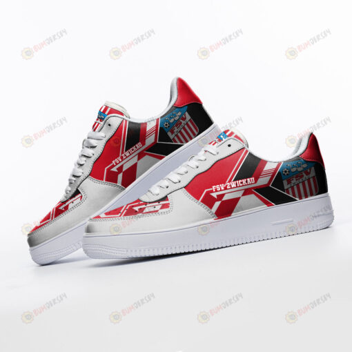 Bundesliga FSV Zwickau Logo Pattern Air Force 1 Printed