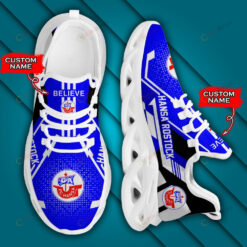 Bundesliga Hansa Rostock Logo Pattern Custom Name 3D Max Soul Sneaker Shoes