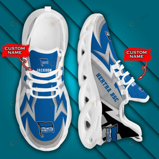 Bundesliga Hertha BSC Logo Pattern Custom Name 3D Max Soul Sneaker Shoes