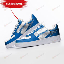 Bundesliga Hertha BSC Logo Pattern Custom Name Air Force 1 Printed