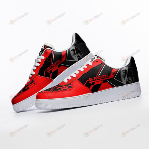 Bundesliga SC Freiburg Logo Pattern Red Black Air Force 1 Printed