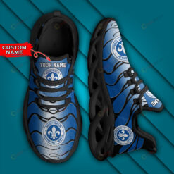 Bundesliga SV Darmstadt 98 Logo Wavy Pattern Custom Name 3D Max Soul Sneaker Shoes