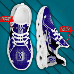 Bundesliga SV Meppen Logo Pattern Custom Name 3D Max Soul Sneaker Shoes