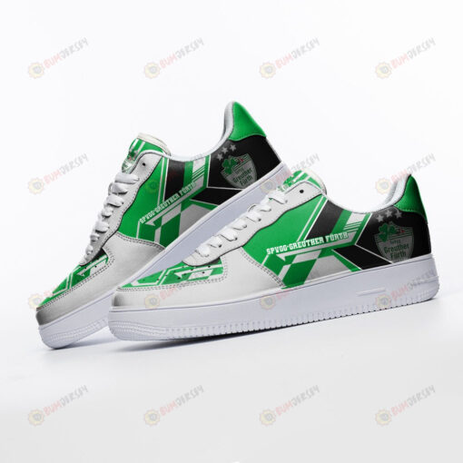 Bundesliga SpVgg Greuther F?rth Logo Pattern Green Air Force 1 Printed