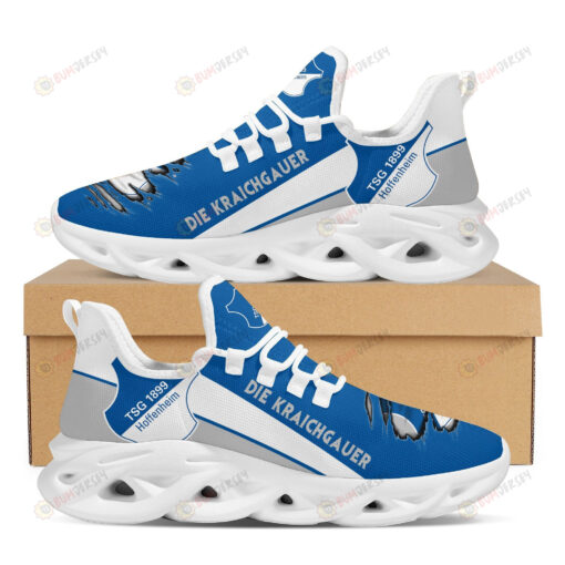 Bundesliga TSG 1899 Hoffenheim Logo Torn Pattern 3D Max Soul Sneaker Shoes In Blue