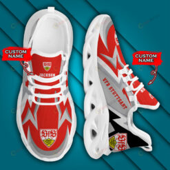 Bundesliga VfB Stuttgart Logo Pattern Custom Name 3D Max Soul Sneaker Shoes