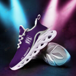 Bundesliga VfL Osnabr?ck Logo Pattern 3D Max Soul Sneaker Shoes In Purple