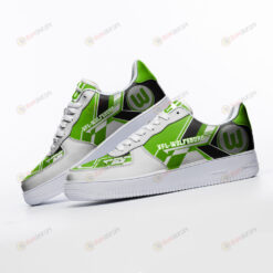 Bundesliga VfL Wolfsburg Logo Pattern Green Air Force 1 Printed