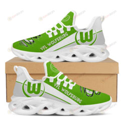 Bundesliga VfL Wolfsburg Logo Torn Pattern 3D Max Soul Sneaker Shoes In Green