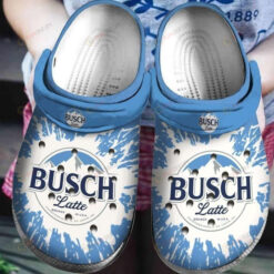 Busch Latte Beer Crocs Crocband Clog Comfortable Water Shoes - AOP Clog