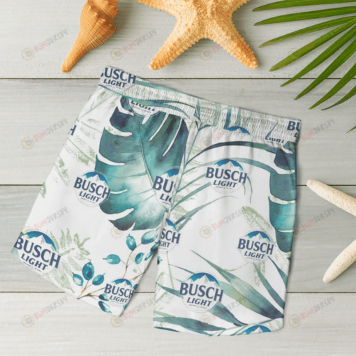 Busch Light Beers Hawaiian Shorts Summer Shorts Men Shorts - Print Shorts