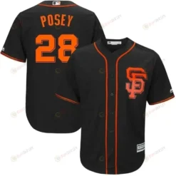 Buster Posey San Francisco Giants Big And Tall Alternate Cool Base Player Jersey - Black