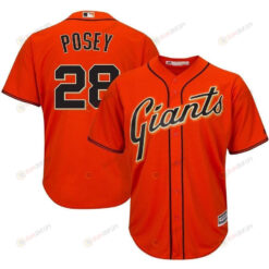 Buster Posey San Francisco Giants Cool Base Player Jersey - Orange