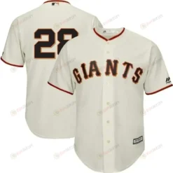 Buster Posey San Francisco Giants Official Team Cool Base Player Jersey - Cream
