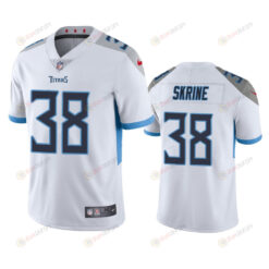 Buster Skrine 38 Tennessee Titans White Vapor Limited Jersey