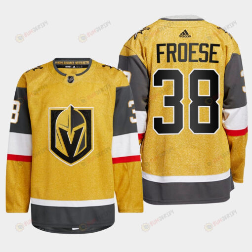 Byron Froese 38 Vegas Golden Knights Gold Jersey 2023 Home